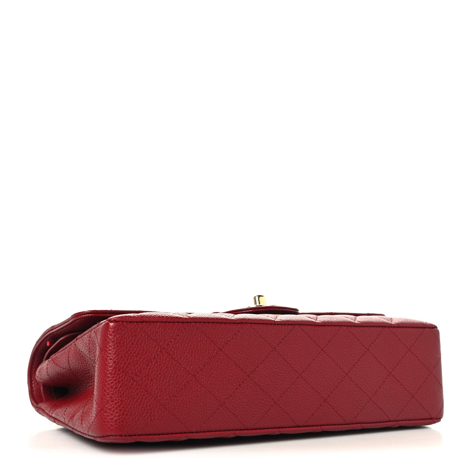 Chanel Caviar Quilted Medium Double Flap Red 4 of 11