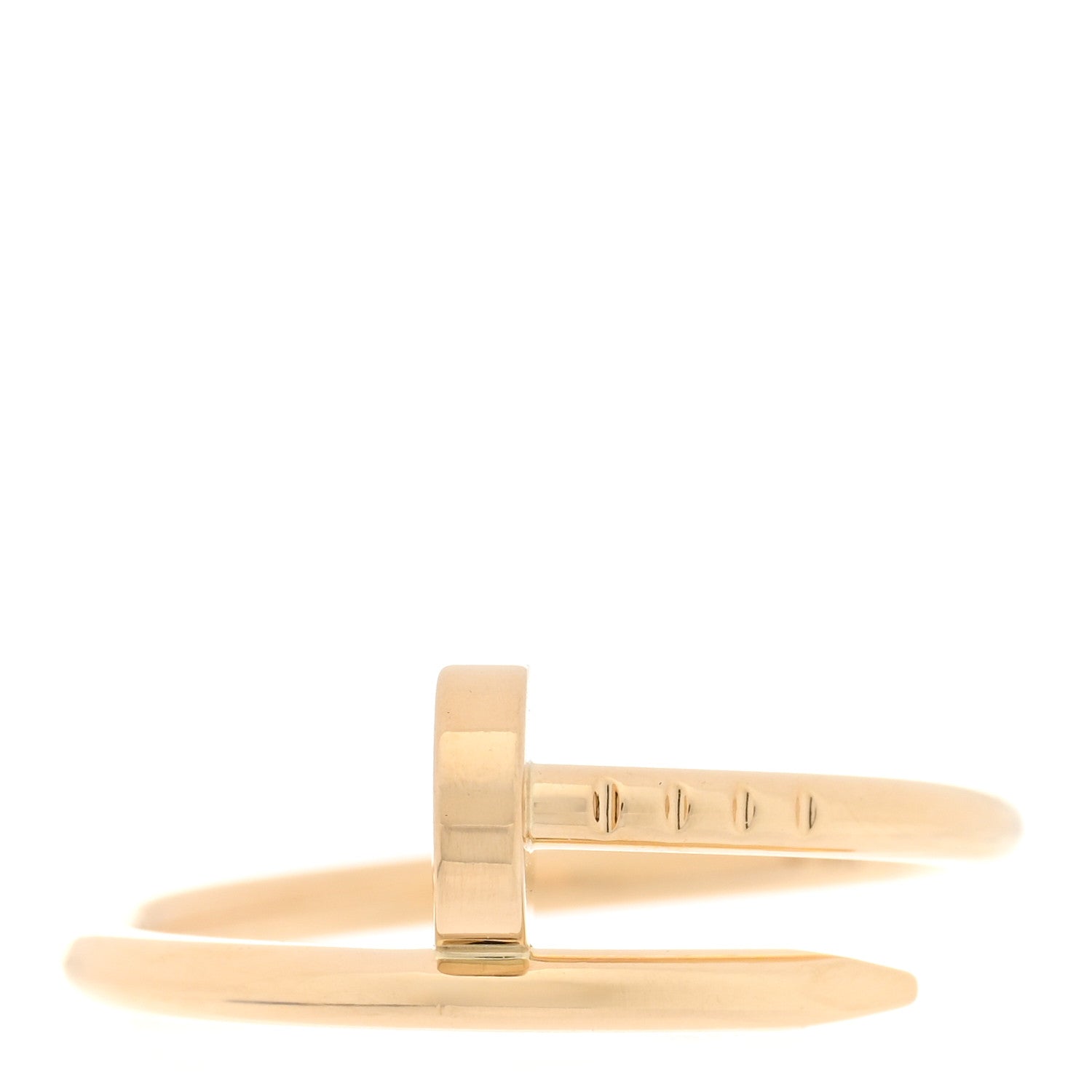 Cartier 18K Yellow Gold Small Juste Un Clou Ring 51 5.75 1 of 5