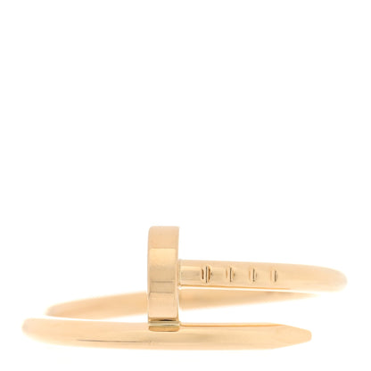 Cartier 18K Yellow Gold Small Juste Un Clou Ring 51 5.75 1 of 5