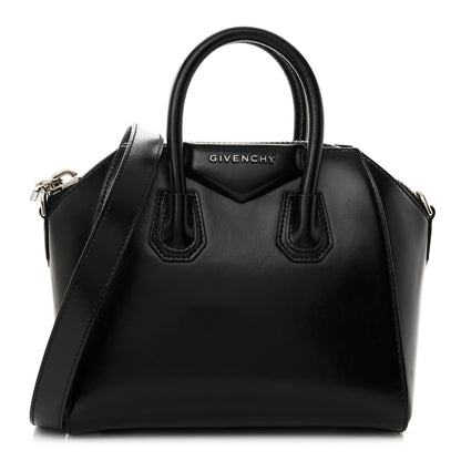 Givenchy Shiny Lord Calfskin Mini Antigona Black 1 of 13