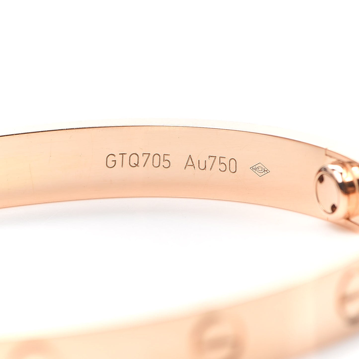 18K Pink Gold LOVE Bracelet 16