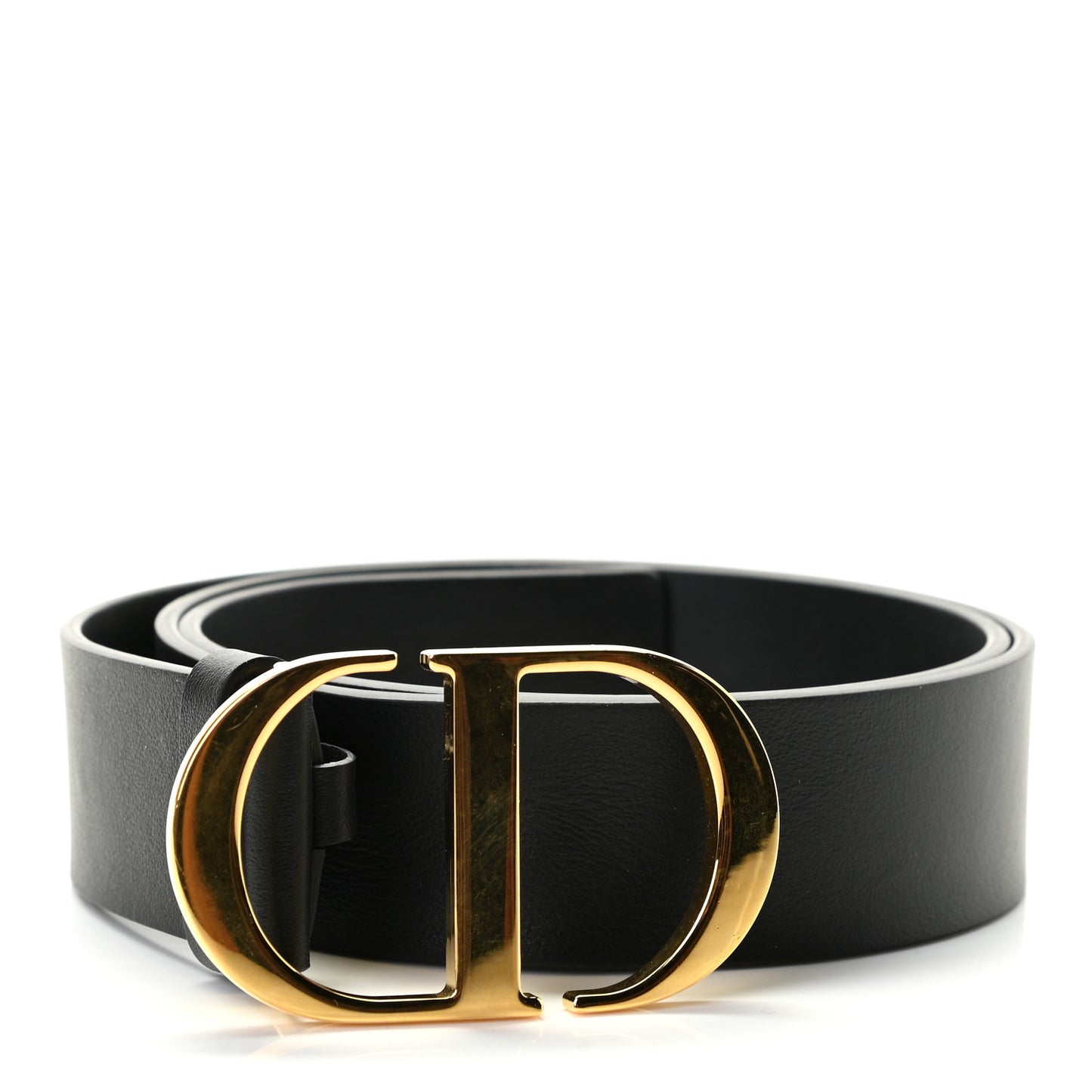 Calfskin CD Belt 85 Black