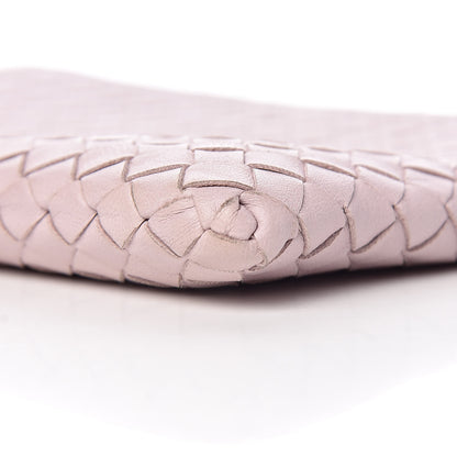 Bottega Veneta Nappa Intrecciato Flat Zip Pouch Antique Rose 11 of 11