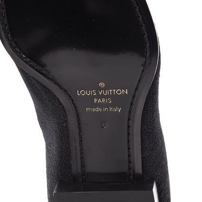 Louis Vuitton Monogram Embroided Sequins Mens Grenelle Richelieu Shoes 8 Black 6 of 9