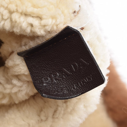 Prada Suede Shearling Mink Fur Crocodile Tote 6 of 11