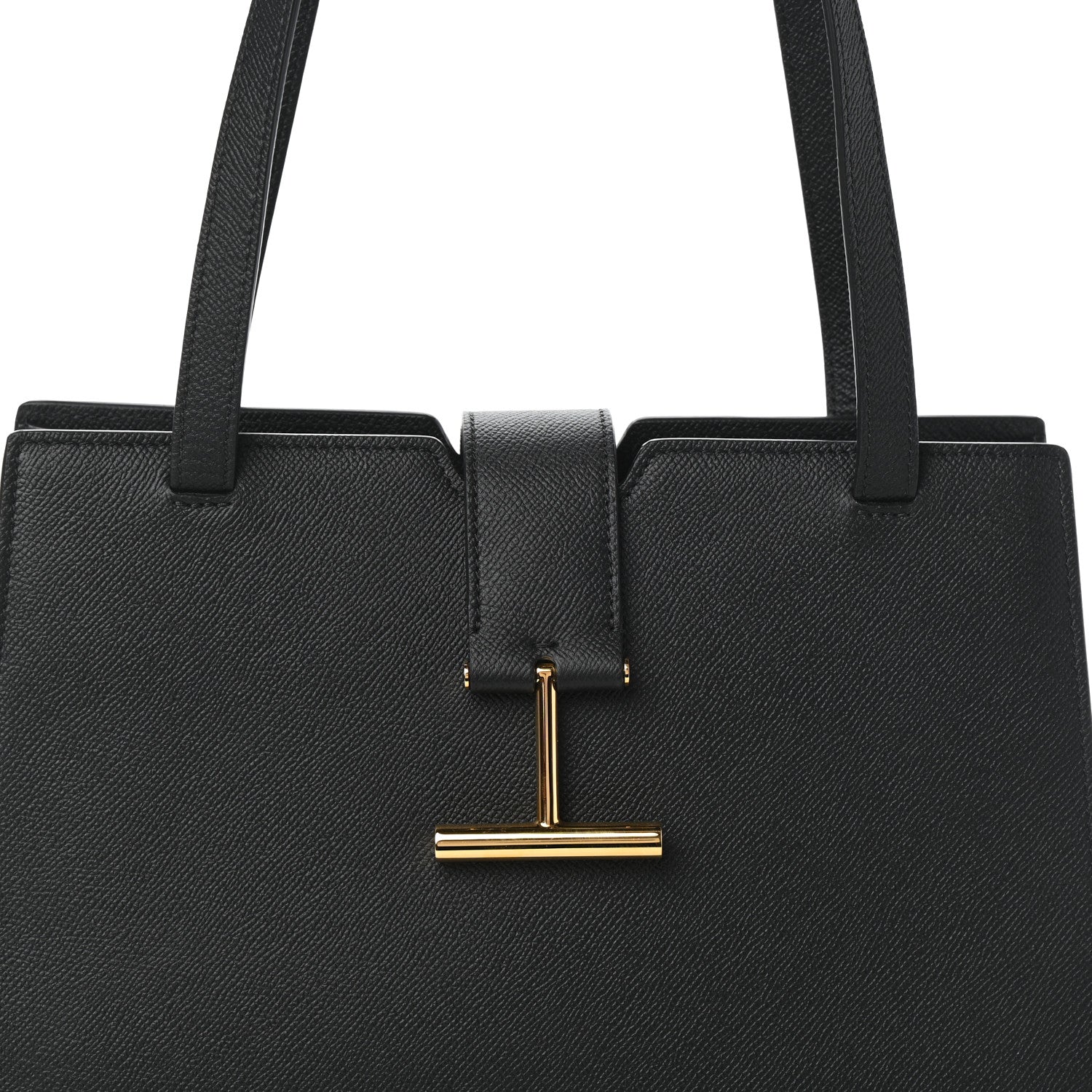 Tom Ford Calfskin Medium Tara Shoulder Bag Black 7 of 9