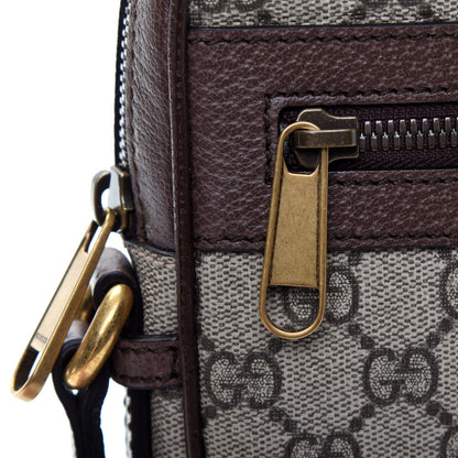 Gucci GG Supreme Monogram Web Small Ophidia Messenger Bag Brown 11 of 14