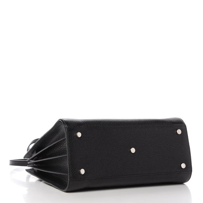 Saint Laurent Grained Calfskin Small Sac De Jour Black 6 of 12