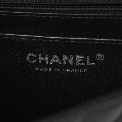 Chanel Lambskin Chevron Quilted Mini Square Flap So Black 6 of 9