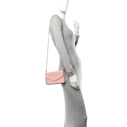 Louis Vuitton Vernis Felicie Chain Wallet Rose Ballerine 2 of 9
