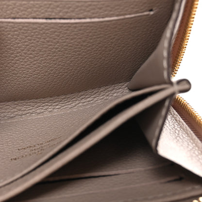 Louis Vuitton Calfskin Lockme Zippy Coin Purse Greige 6 of 9