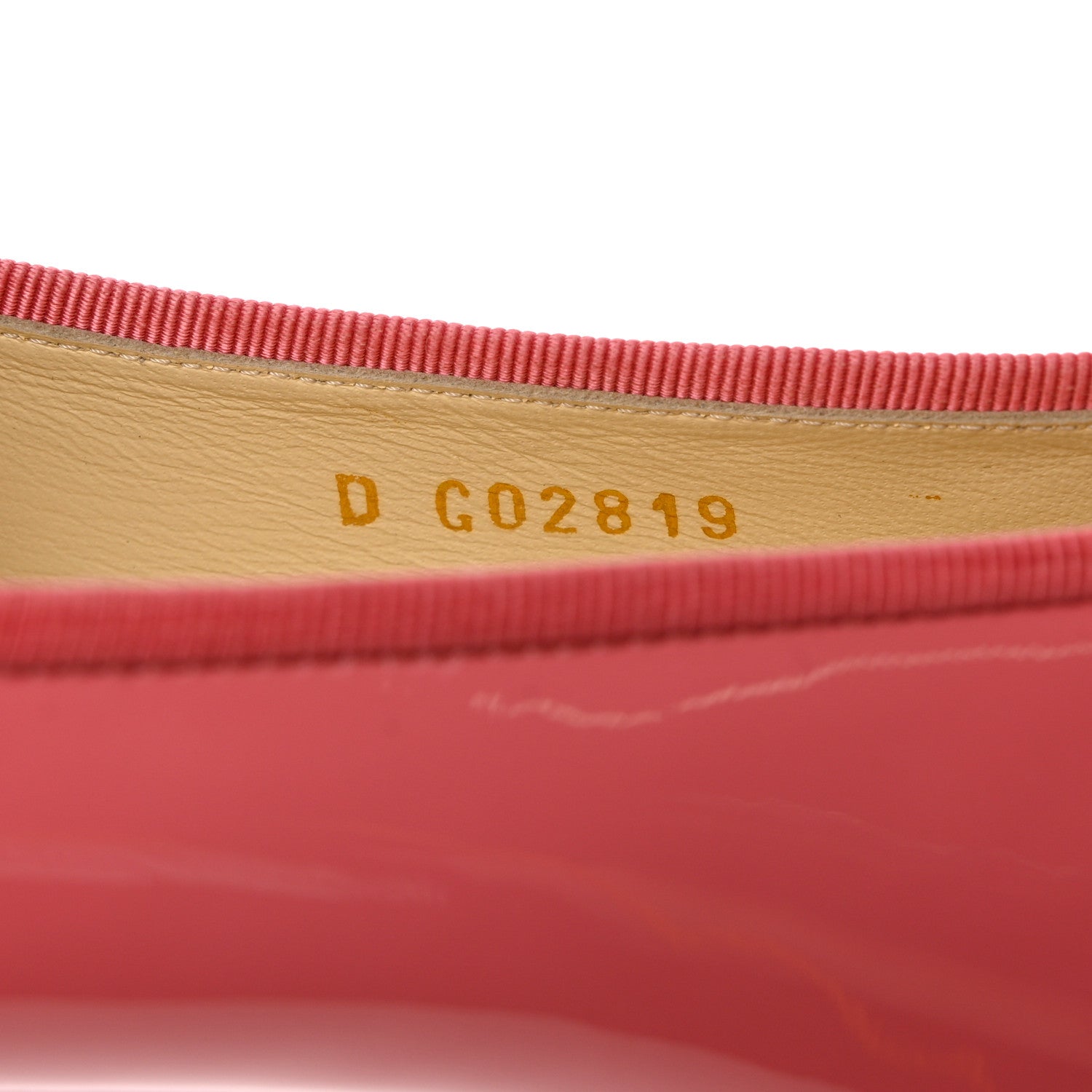 Chanel Patent Calfskin CC Cap Toe Ballerina Flats 37.5 Light Pink 6 of 9