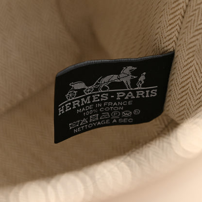 Hermes Canvas Large Bride-A-Brac Pouch Natural 6 of 6