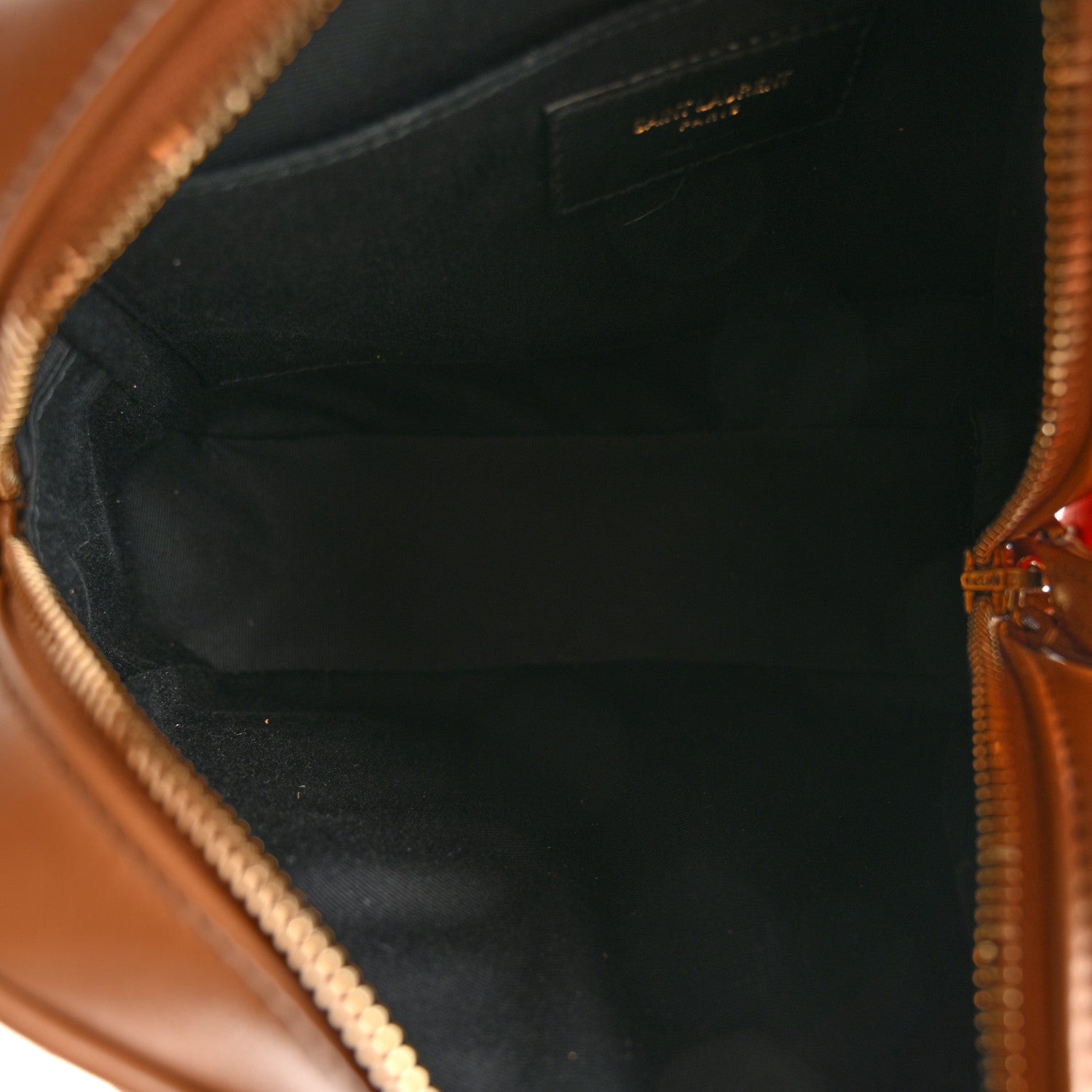 Saint Laurent Suede Matelasse Monogram Lou Camera Bag Cinnamon 5 of 11