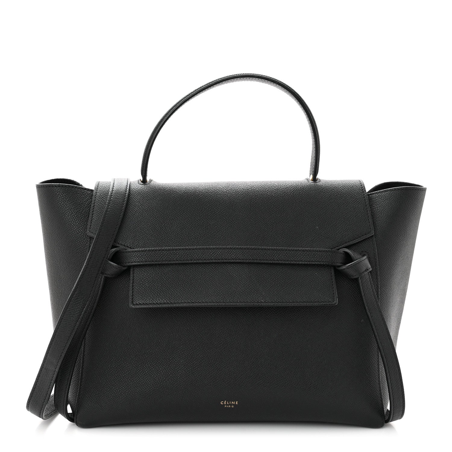 Celine Grained Calfskin Mini Belt Bag Black 1 of 11