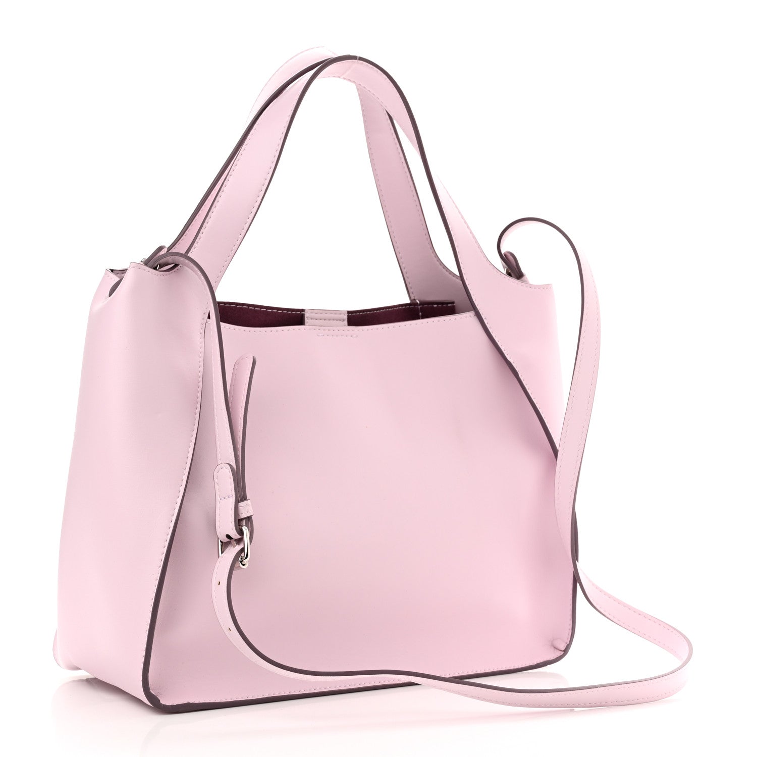 Stella McCartney Eco Alter Nappa East West Perforated Tote Lilac 3 of 11