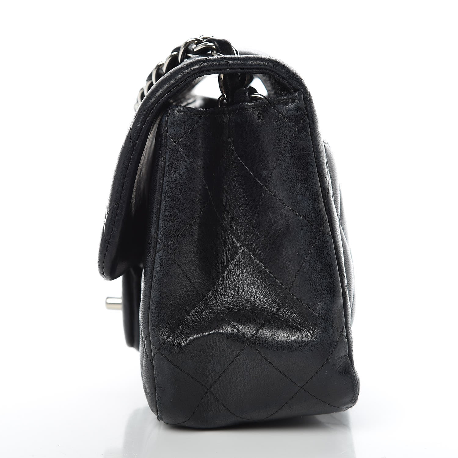 Chanel Lambskin Quilted Mini Square Flap Black 14 of 16