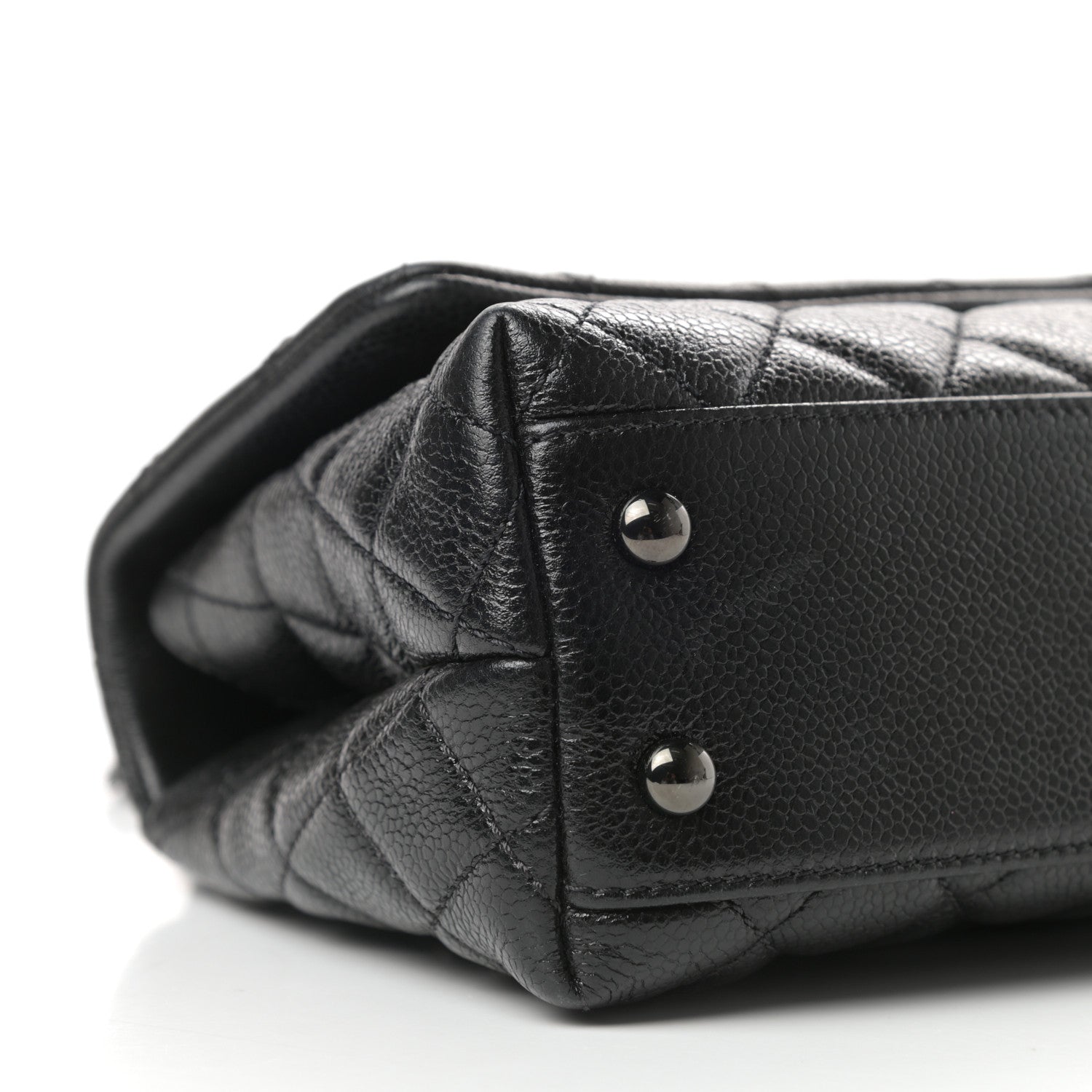 Chanel Caviar Quilted Mini Coco Handle Flap So Black 8 of 11