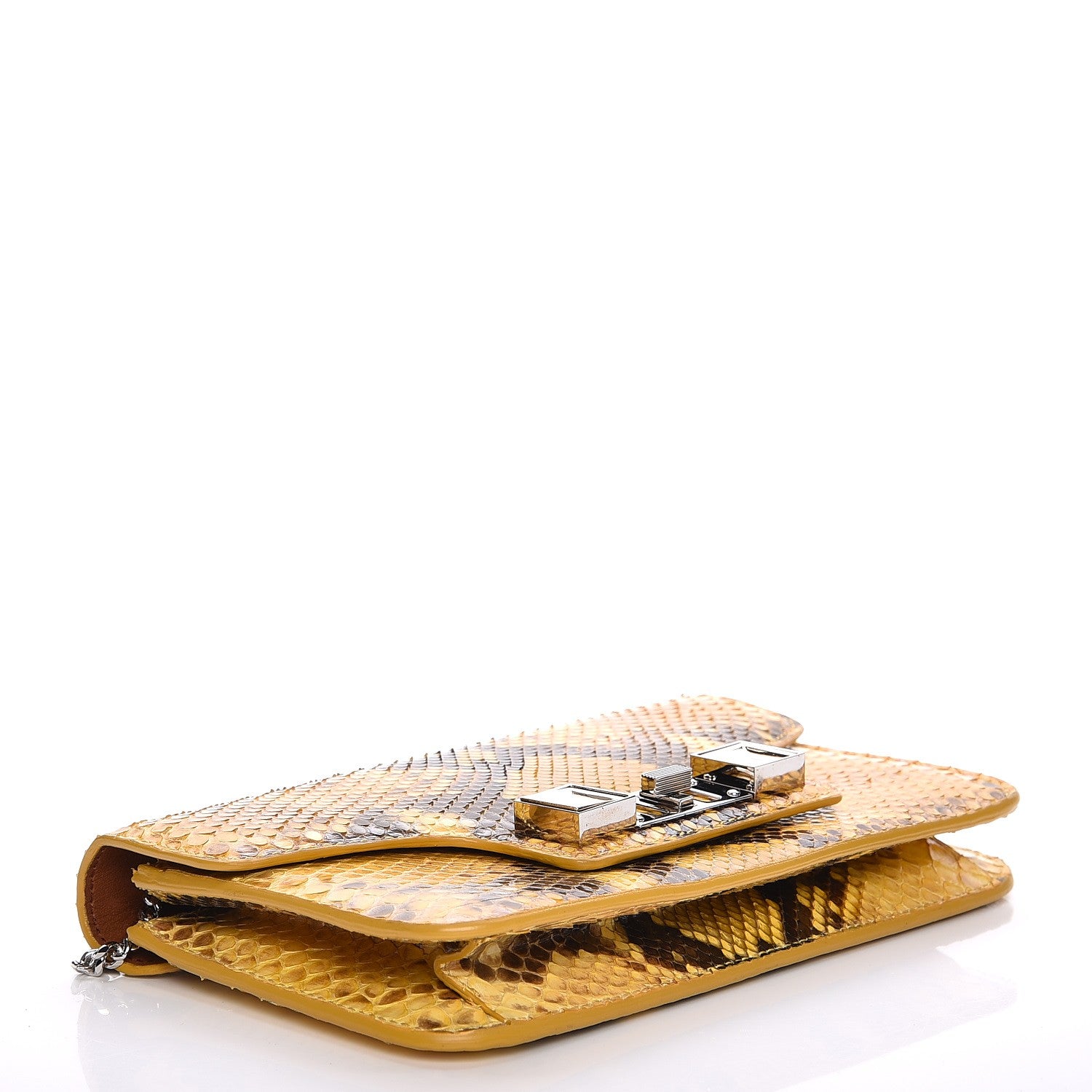 Proenza Schouler Python PS11 Chain Wallet Yellow 4 of 7