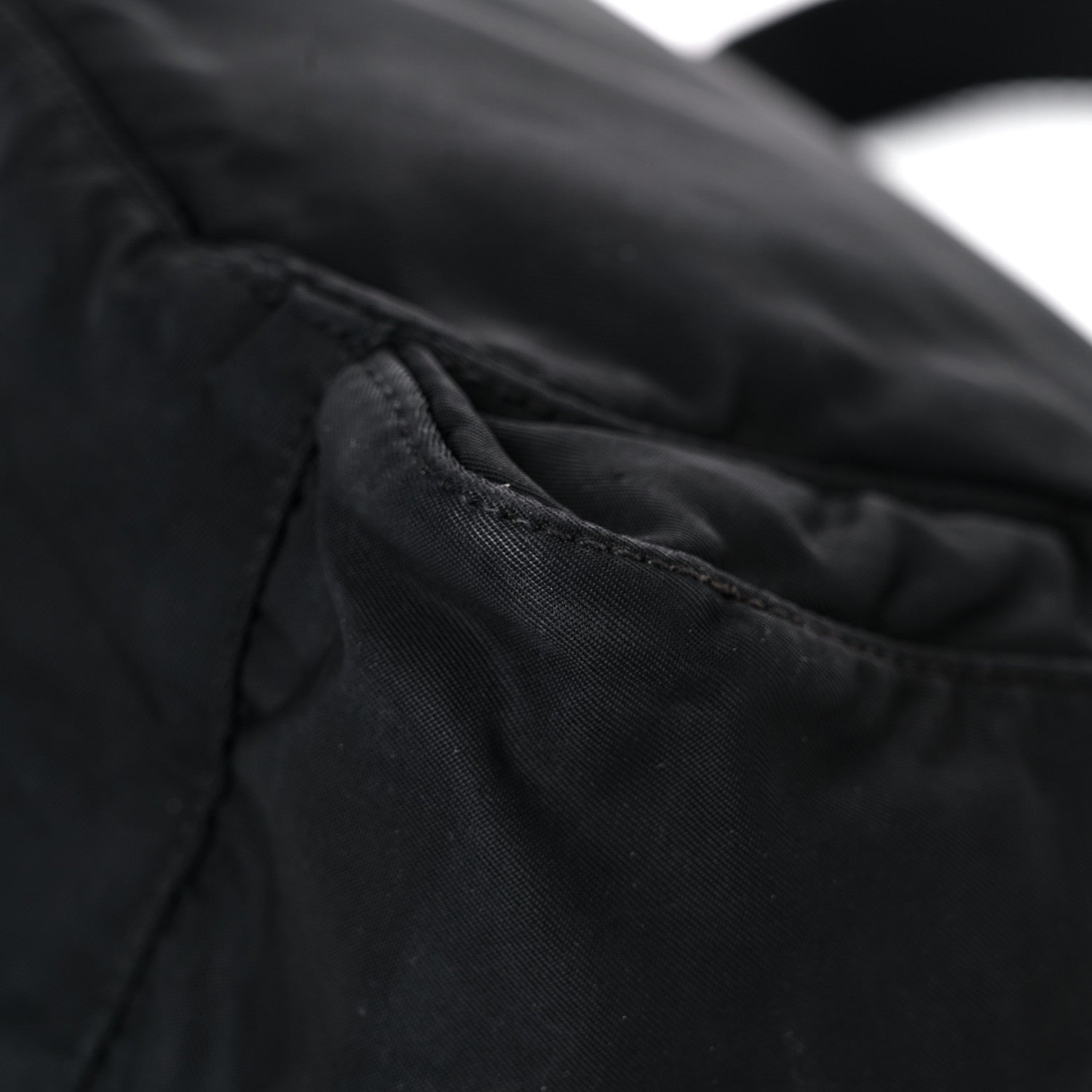 Prada Nylon Vela Messenger Black 10 of 13