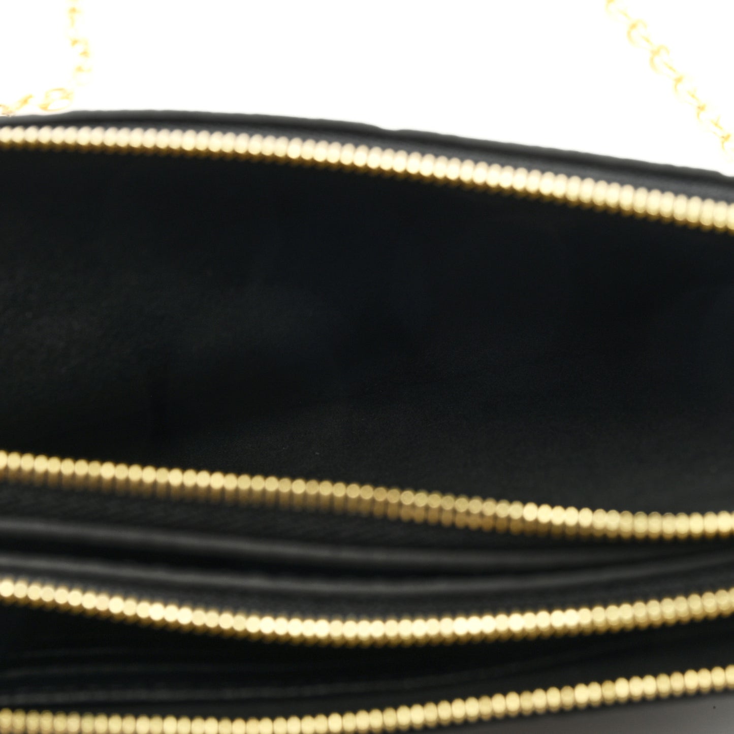 Empreinte Double Zip Pochette Black