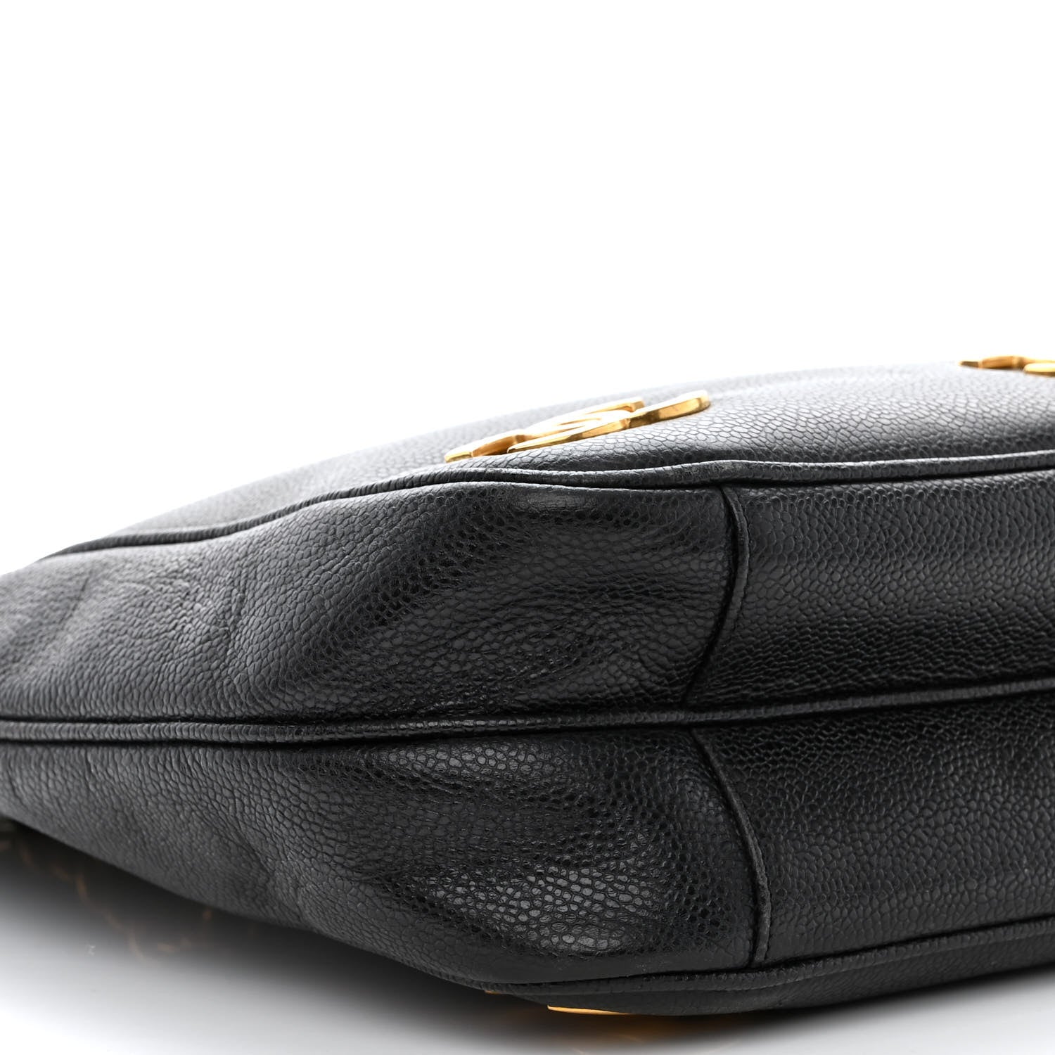 Chanel Caviar CC Shoulder Bag Black 10 of 11