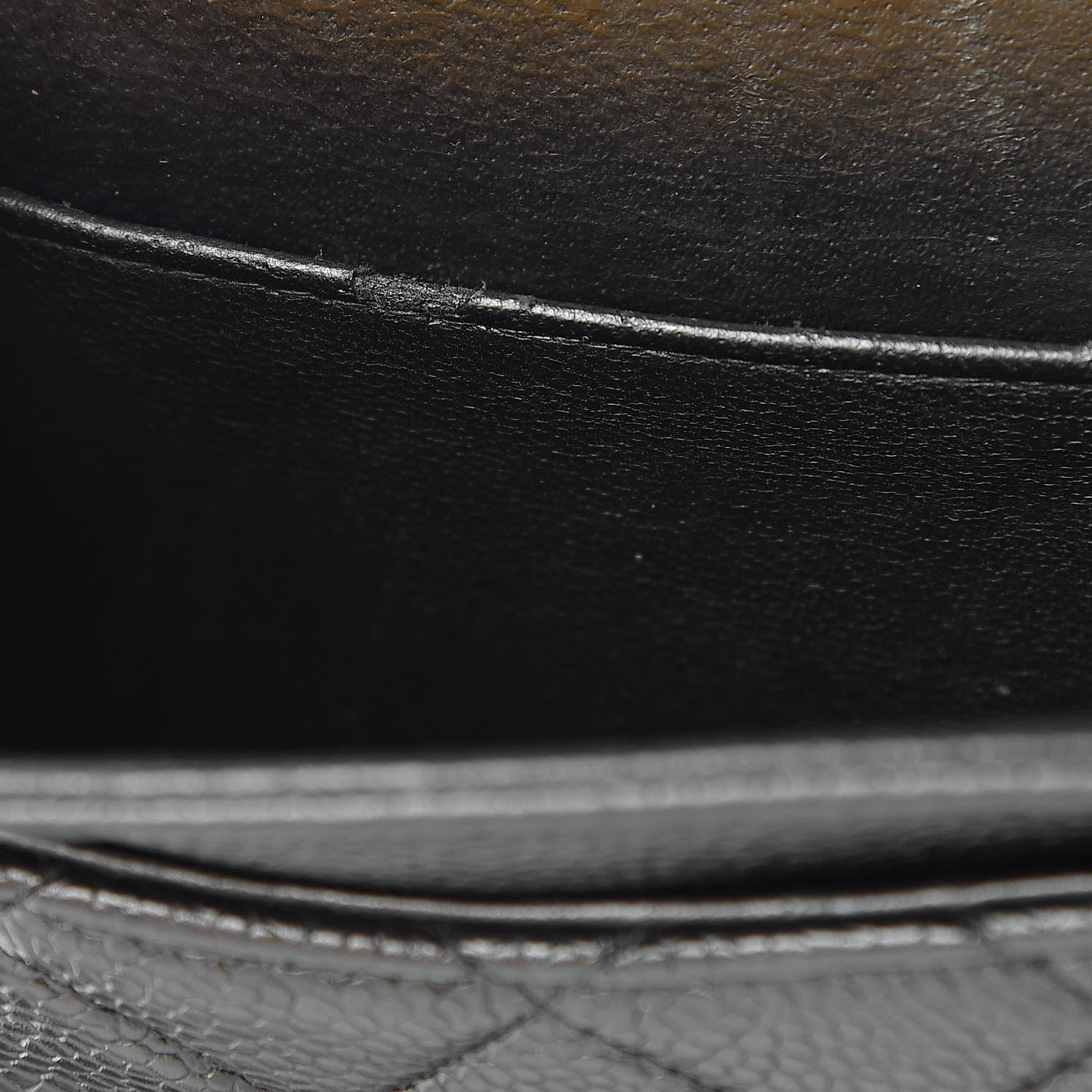 Chanel Caviar Quilted Medium Double Flap Black 12 of 17