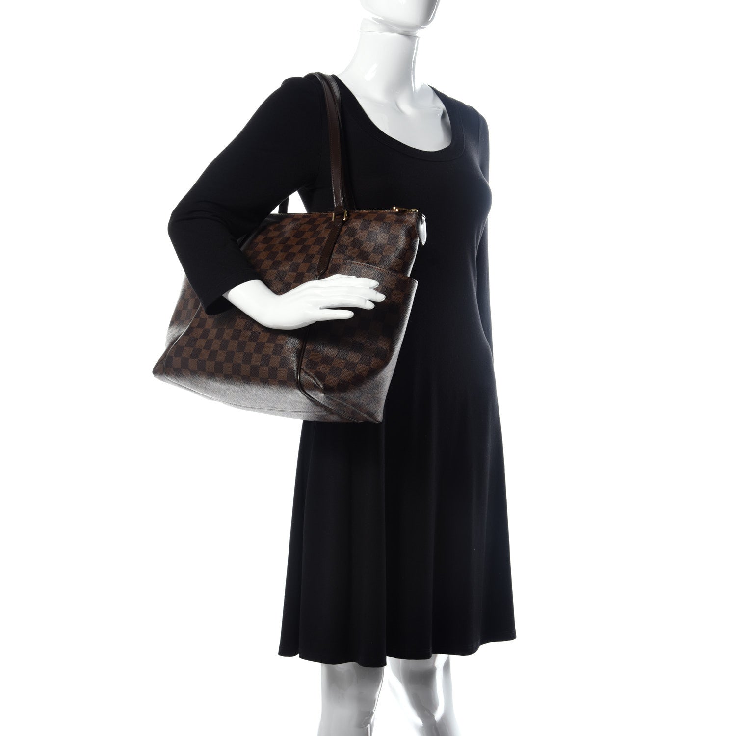 Louis Vuitton Damier Ebene Totally MM 2 of 12
