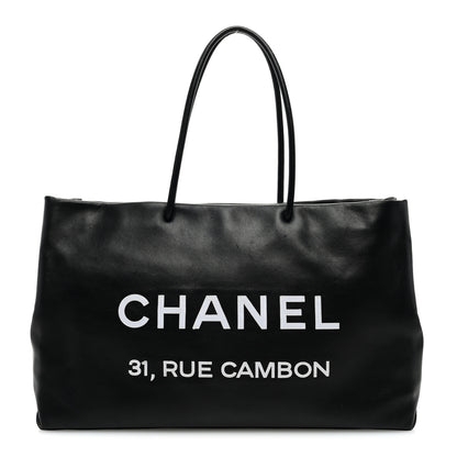 Chanel Calfskin Large Essential 31 Rue Cambon Tote Black 1 of 11