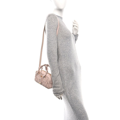 Miu Miu Suede Matelasse Regular Arcadie Top Handle Bag Pesco 2 of 11