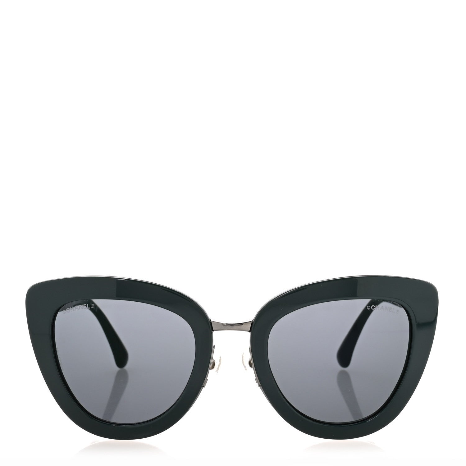 Chanel Cat Eye Quilted Sunglasses 5368 Green 2 of 8
