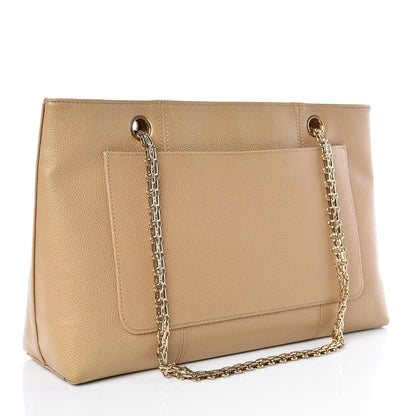 Chanel Caviar CC Shoulder Bag Beige 3 of 11