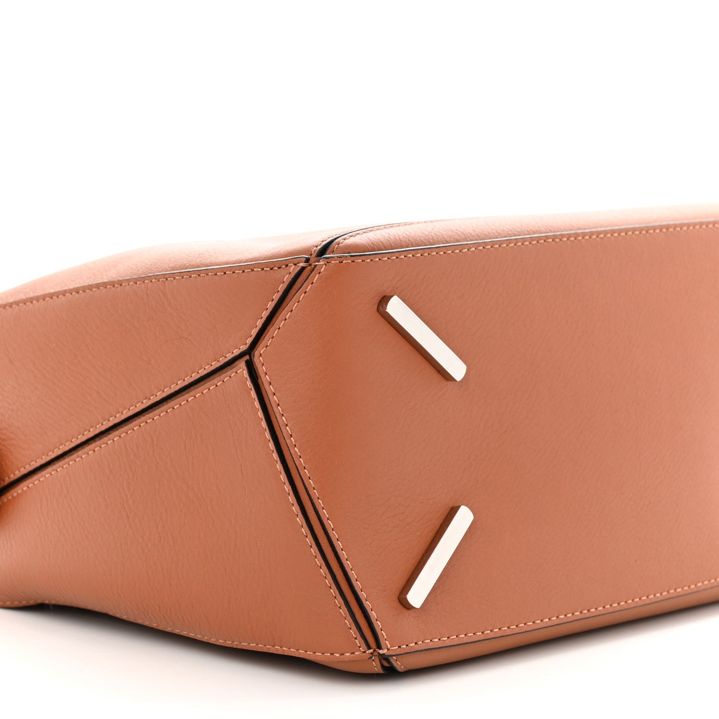 Calfskin Medium Puzzle Bag Tan
