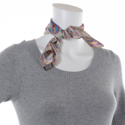 Hermes Silk Belles du Mexique Pocket Square Scarf 5 of 6