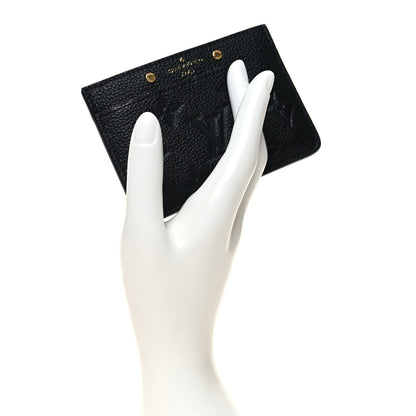 Louis Vuitton Empreinte Card Holder Black 2 of 8