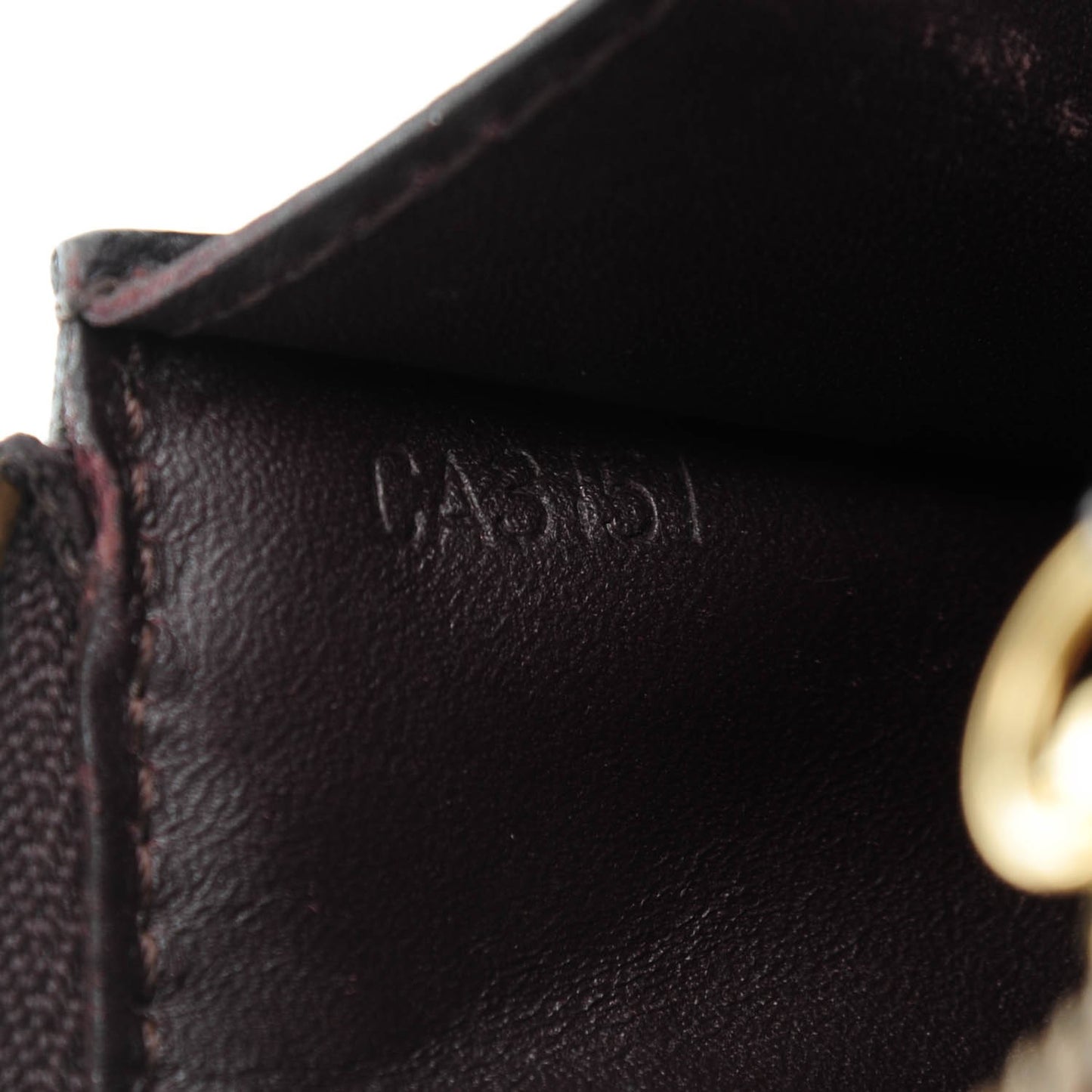 Vernis Key Pouch Amarante