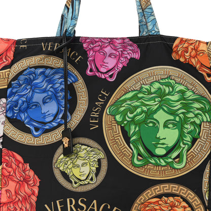 Versace Nylon Medusa Print Tote Multicolor 9 of 15
