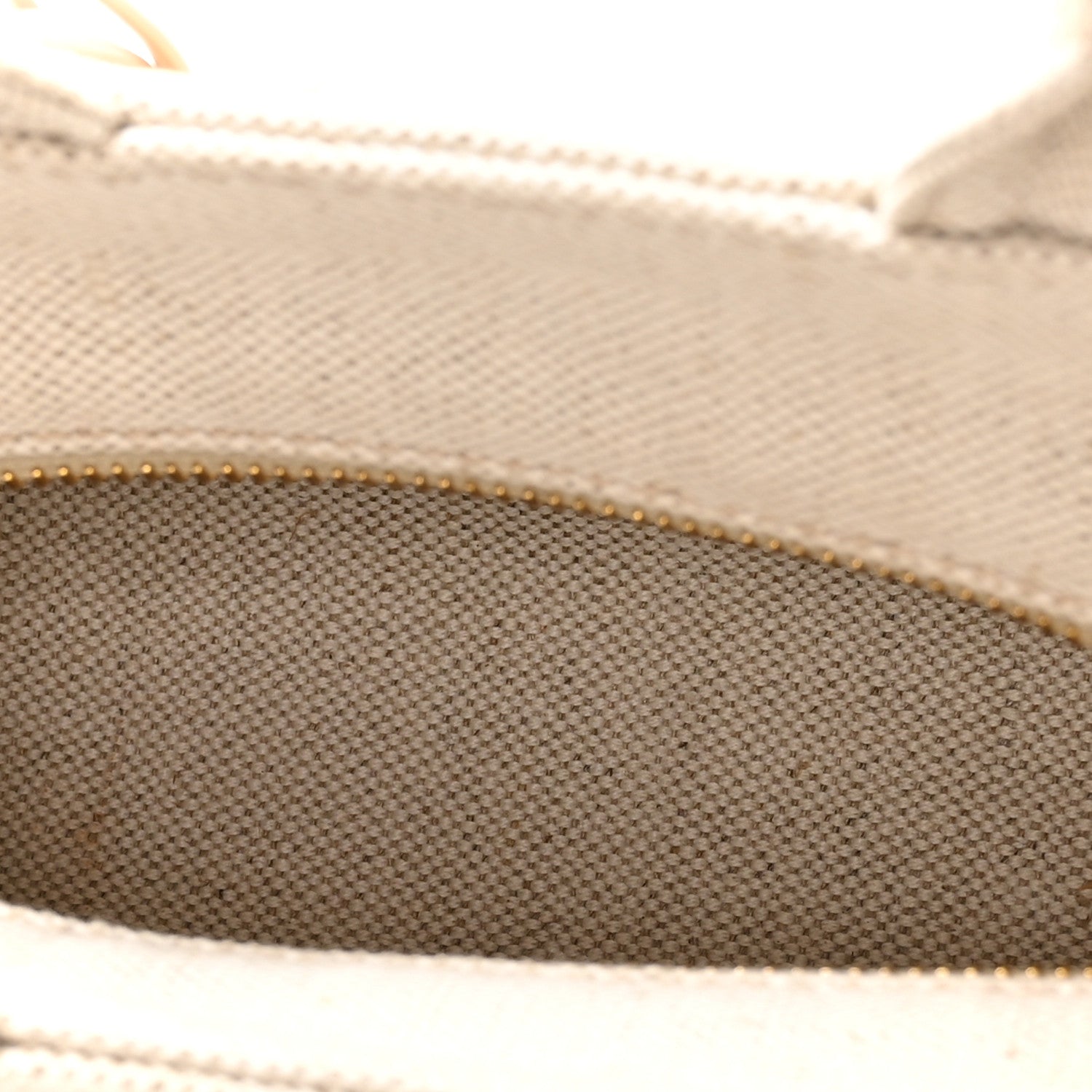Prada Wicker Canvas Mini Tote Tan White 4 of 11