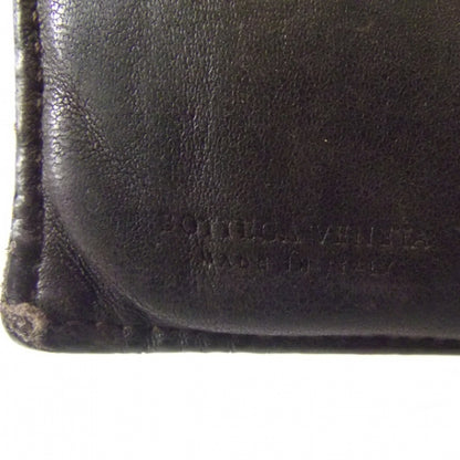 Bottega Veneta Woven Leather French Flap Wallet Ebano 6 of 10