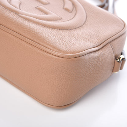 Gucci Pebbled Calfskin Small Soho Disco Bag Rose Beige 9 of 14