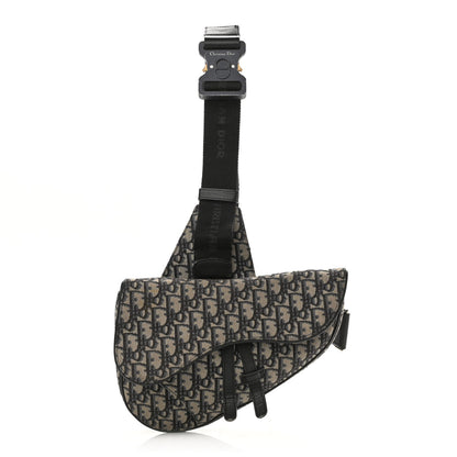 Christian Dior Oblique Mens Saddle Bag 1 of 14