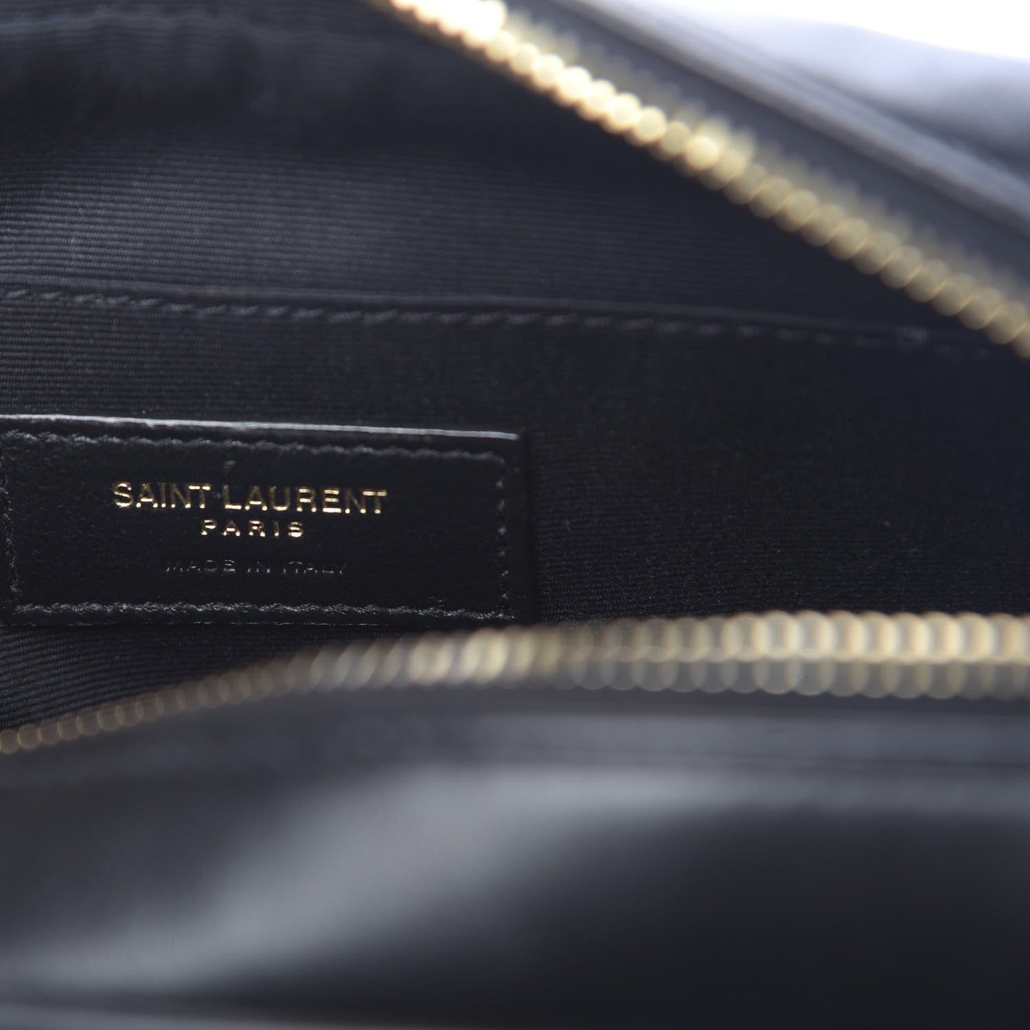 Saint Laurent Calfskin Matelasse Monogram Lou Camera Bag Black 6 of 9