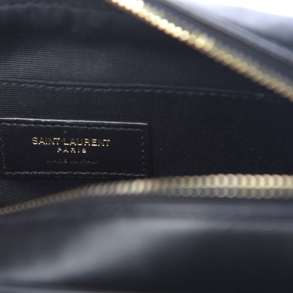 Saint Laurent Calfskin Matelasse Monogram Lou Camera Bag Black 6 of 9