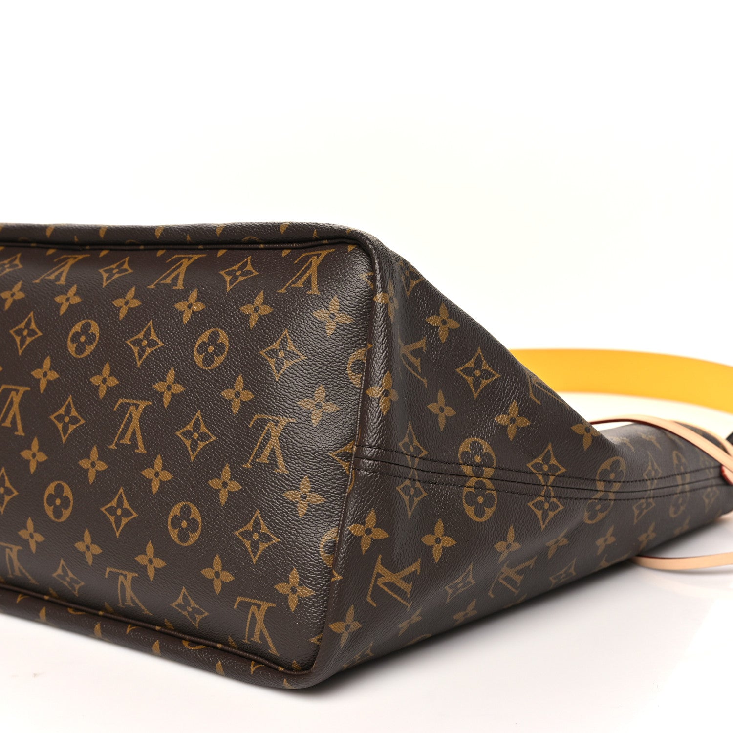 Louis Vuitton Monogram Stamped Inside Out NYC Neverfull Bandouliere GM Yellow 14 of 14