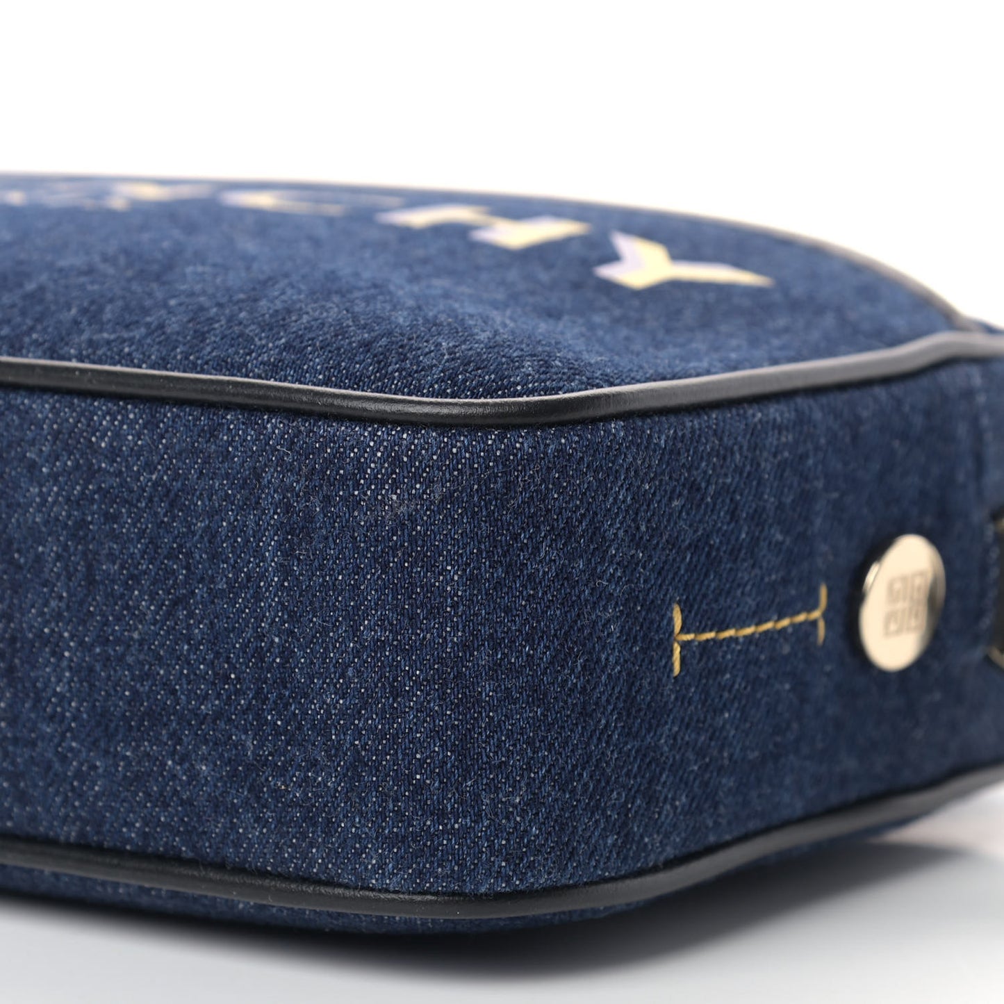 Denim Logo Bond Camera Bag Blue