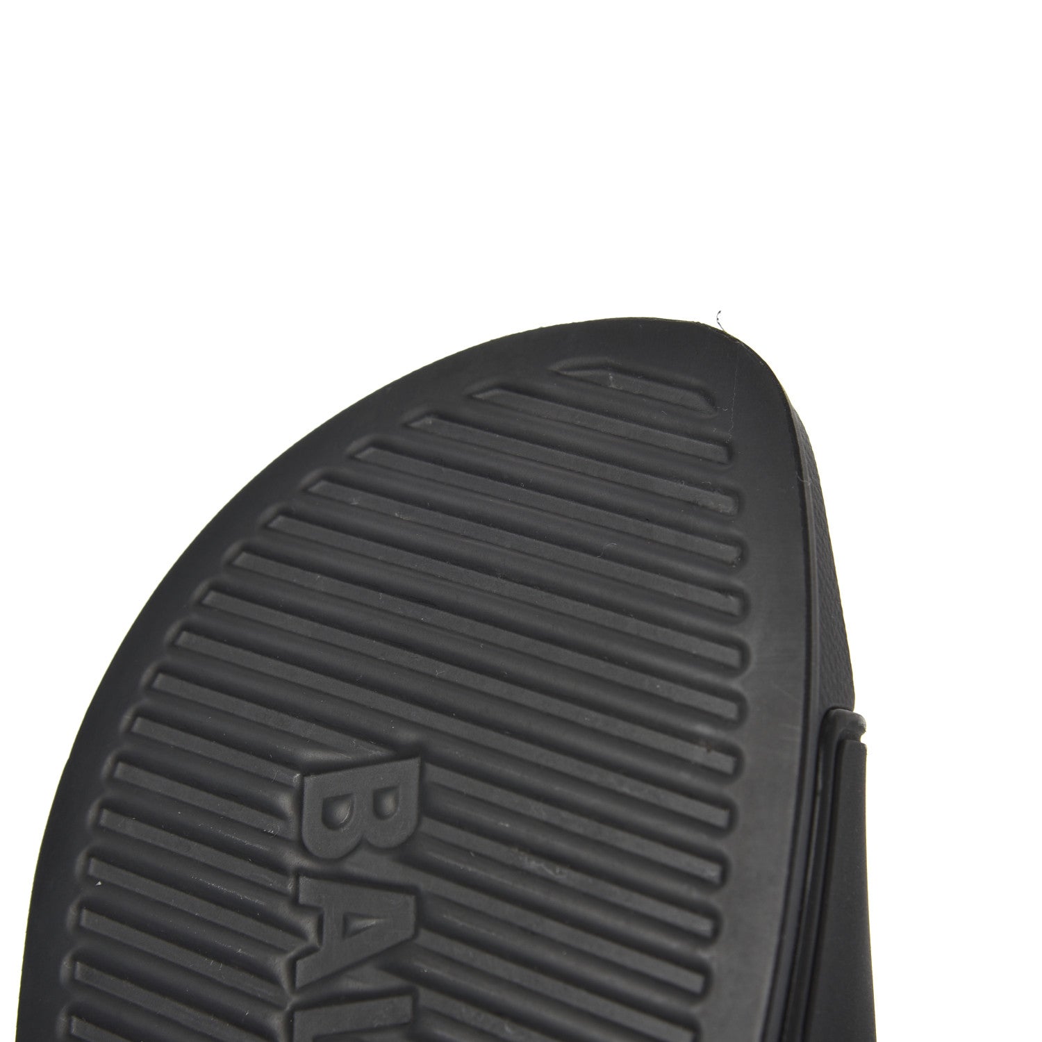 Balenciaga PVC Logo Womens Pool Slide Sandals 38 Black White 10 of 14