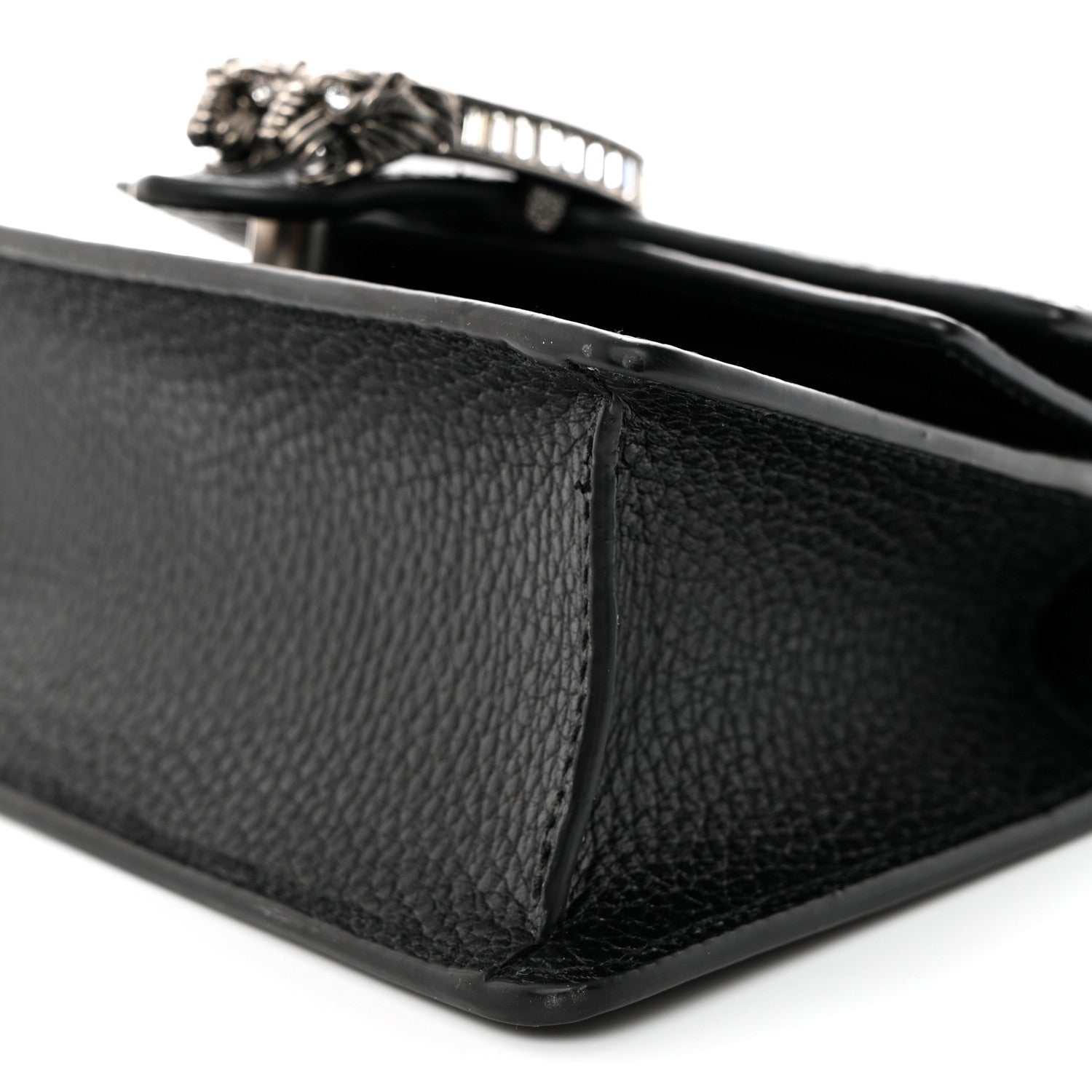 Gucci Dollar Calfskin Crystal Mini Dionysus Top Handle Bag Black Crystal 10 of 10