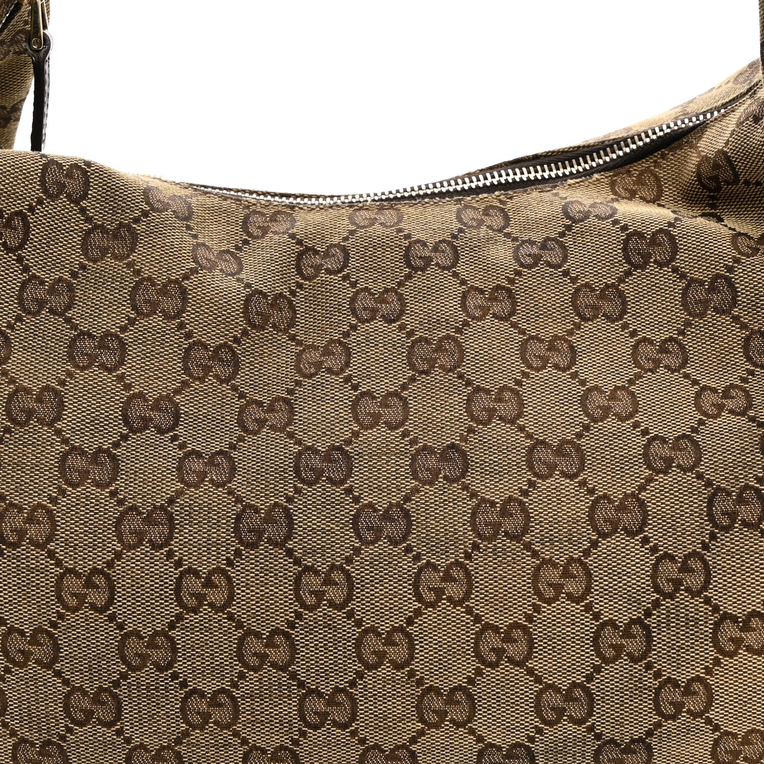 Gucci Monogram Medium Horsebit Chain Hobo Dark Brown 8 of 11