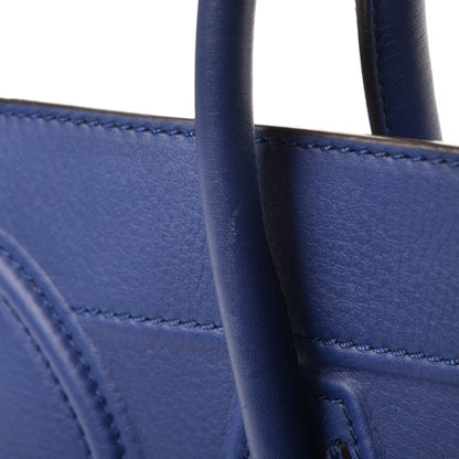 Celine Supple Calfskin Medium Phantom Luggage Royal Blue 9 of 11