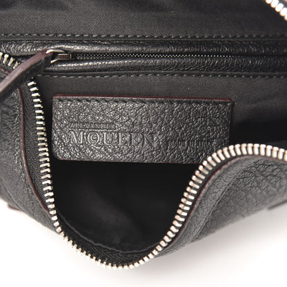 Alexander McQueen Calfskin De Manta Clutch Black 6 of 11